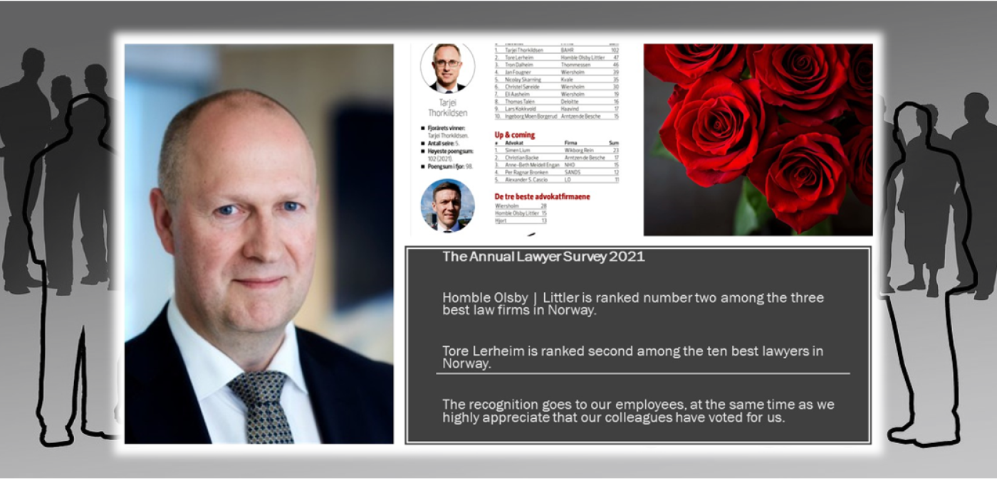 Blant topp to i Advokatundersøkelsen 2021